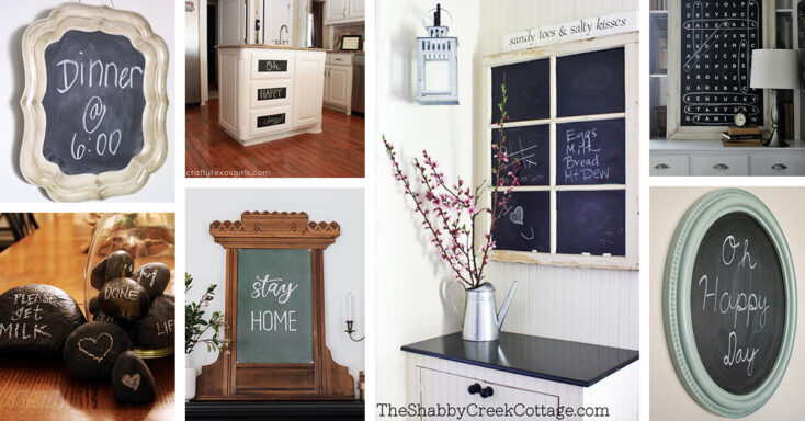 Featured image for 22 Fun DIY Chalkboard Paint Projects that will Freshen Up your Home Décor