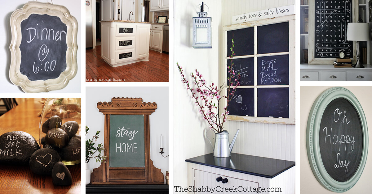 Featured image for “22 Fun DIY Chalkboard Paint Projects that will Freshen Up your Home Décor”