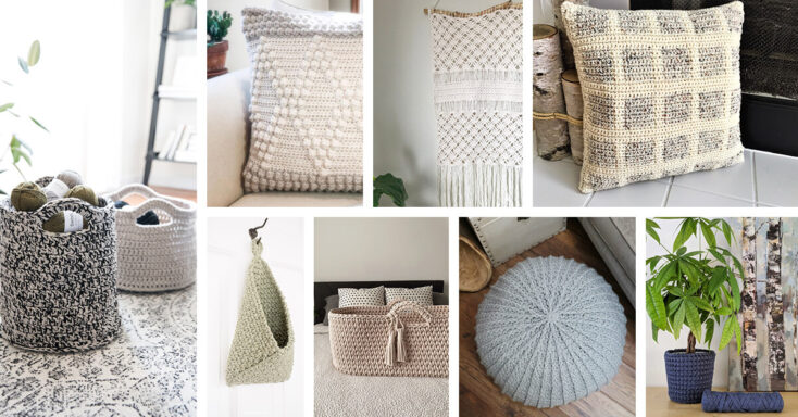 Featured image for 23 DIY Crochet Decor Ideas that will Make Your Space more Cozy