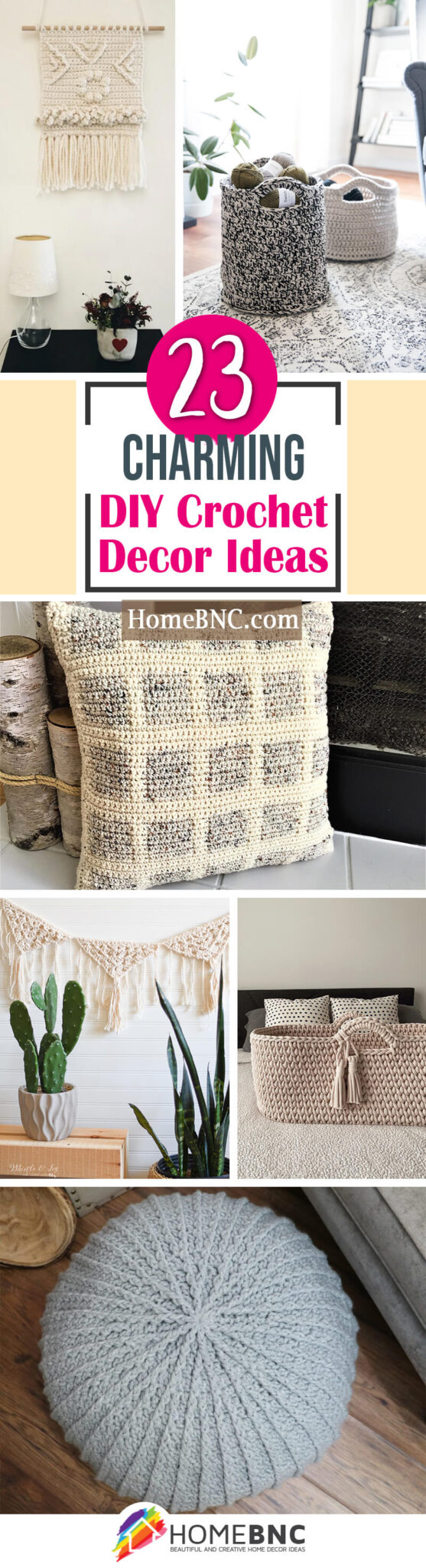 23 Best DIY Crochet Decor Ideas for a Charming Space in 2022