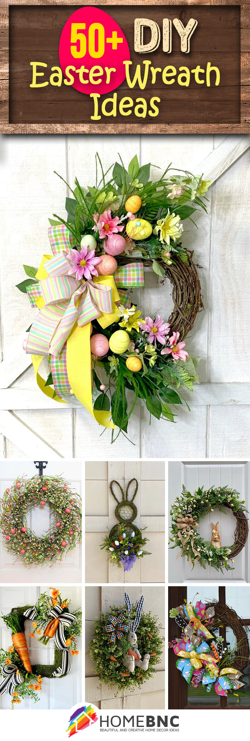 home decor Easter decoration Spring plaid bow for wreaths party decor