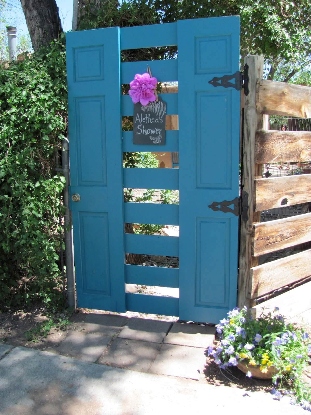 Gorgeous and Colorful Garden Gate