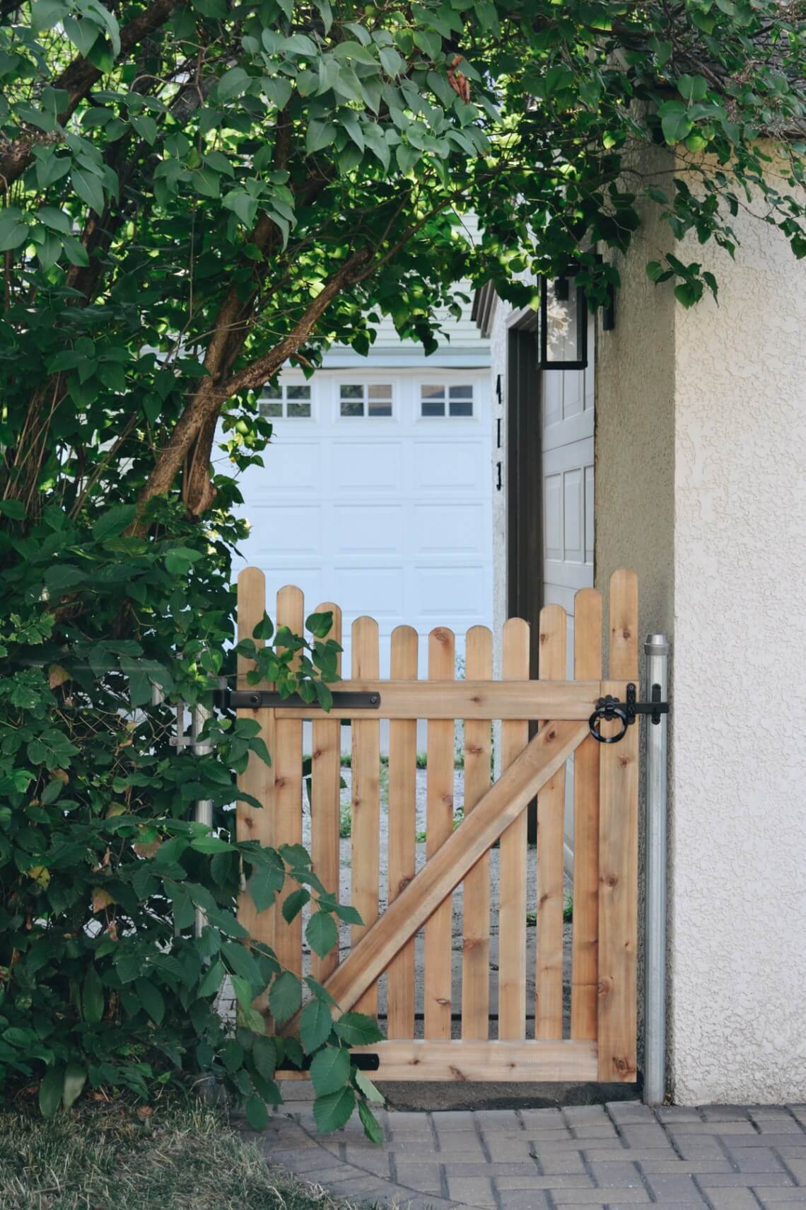 Charming Cedar Wood Garden Gate