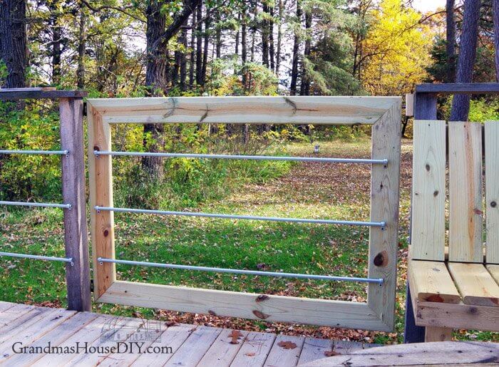 Cool and Creative Wooden Deck Gate