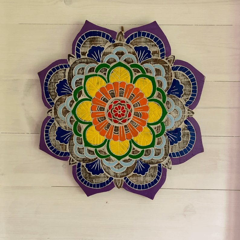 Handmade Yoga Decor Mandala from Bali