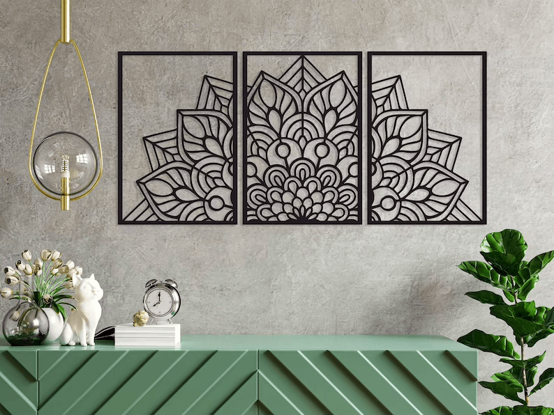 Handmade Mandala Wall Art 