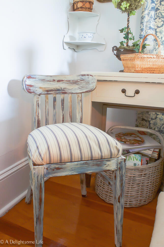 Fun Rustic Office Chair Transformation