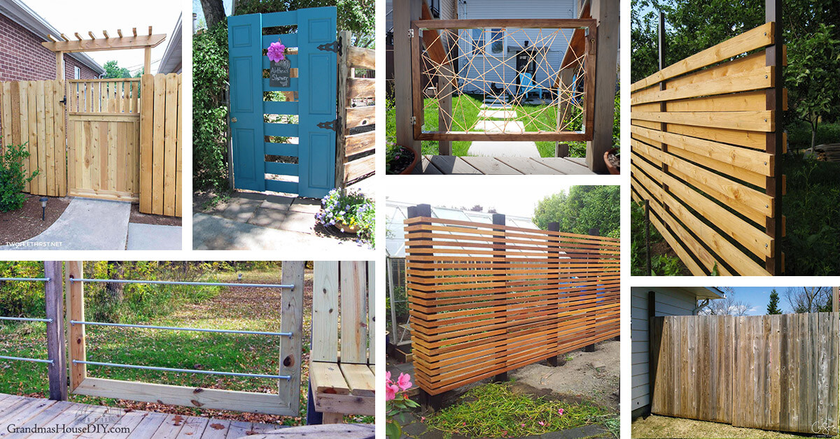 12 Best Diy Outdoor Gate Ideas To, Easy Way To Make A Garden Gate