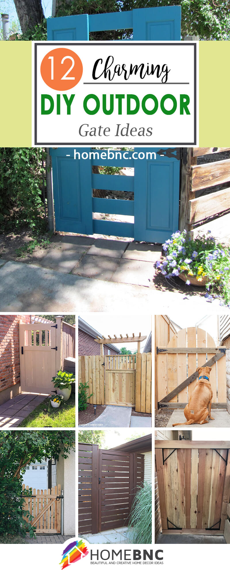 Best DIY Outdoor Gate Ideas