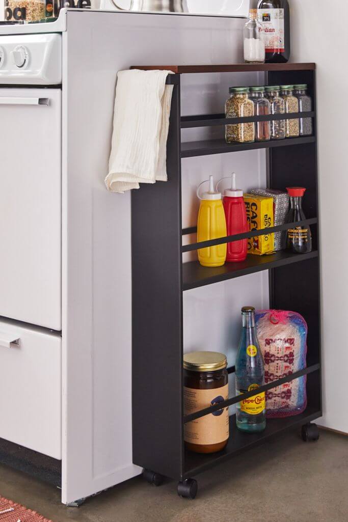 Best Small Kitchen Storage Organization, Small Kitchen Storage Ideas Without Cabinets