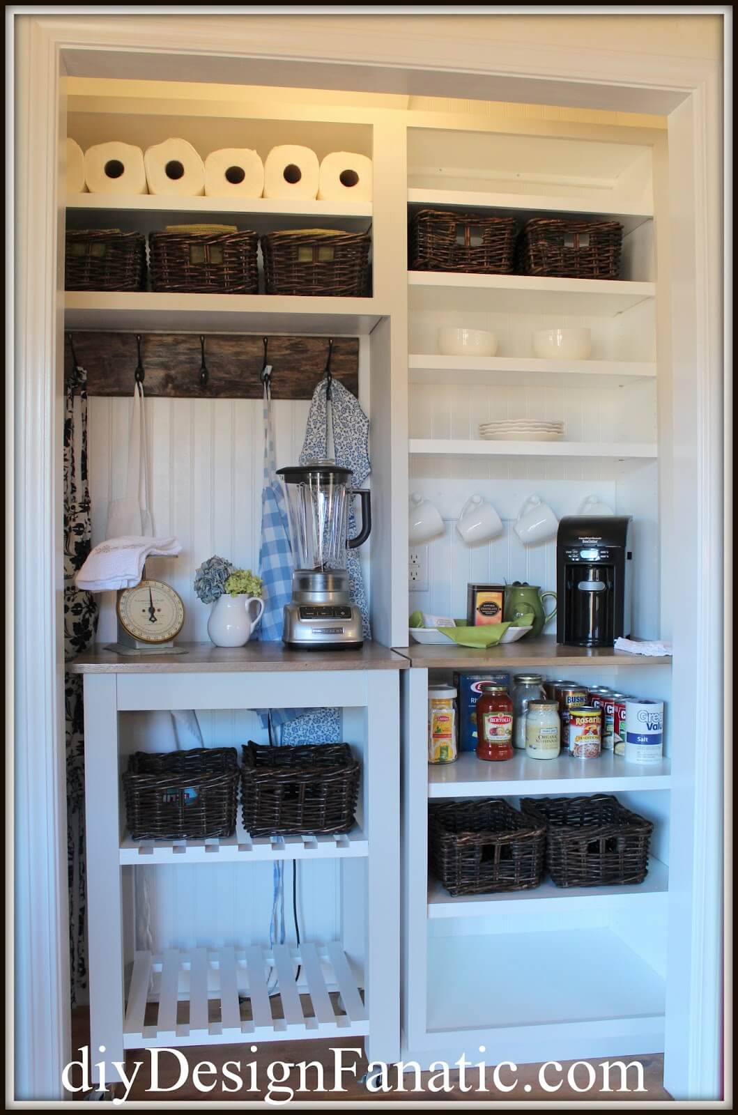 Custom Cabinets for a Transformed Closet Pantry