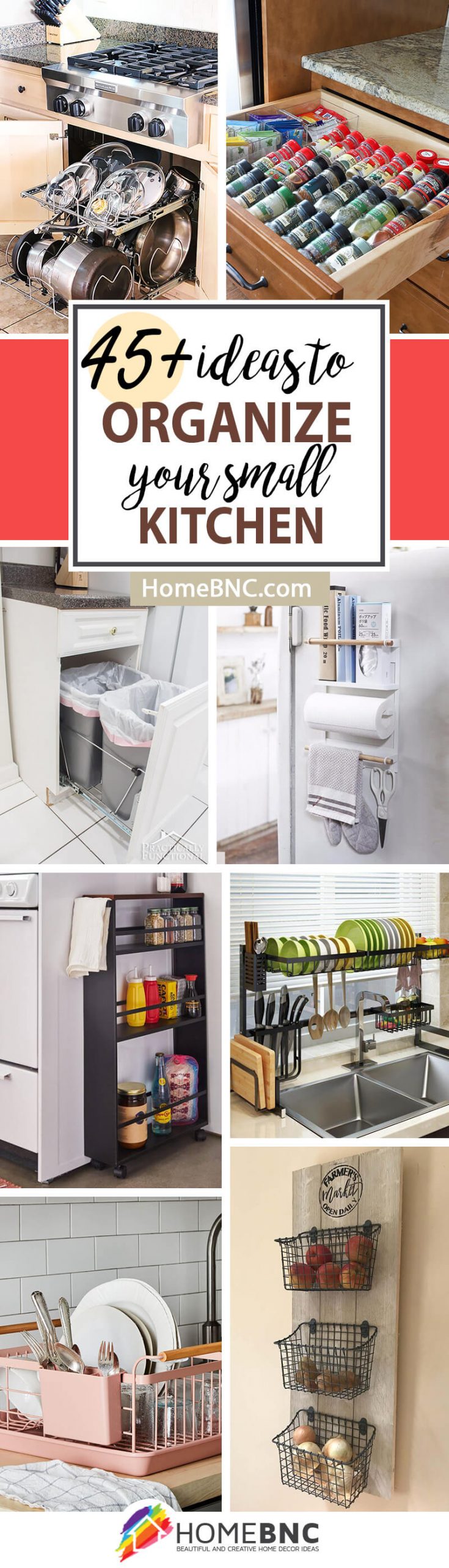 15 Small Kitchen Storage & Organization Ideas – Practically Functional