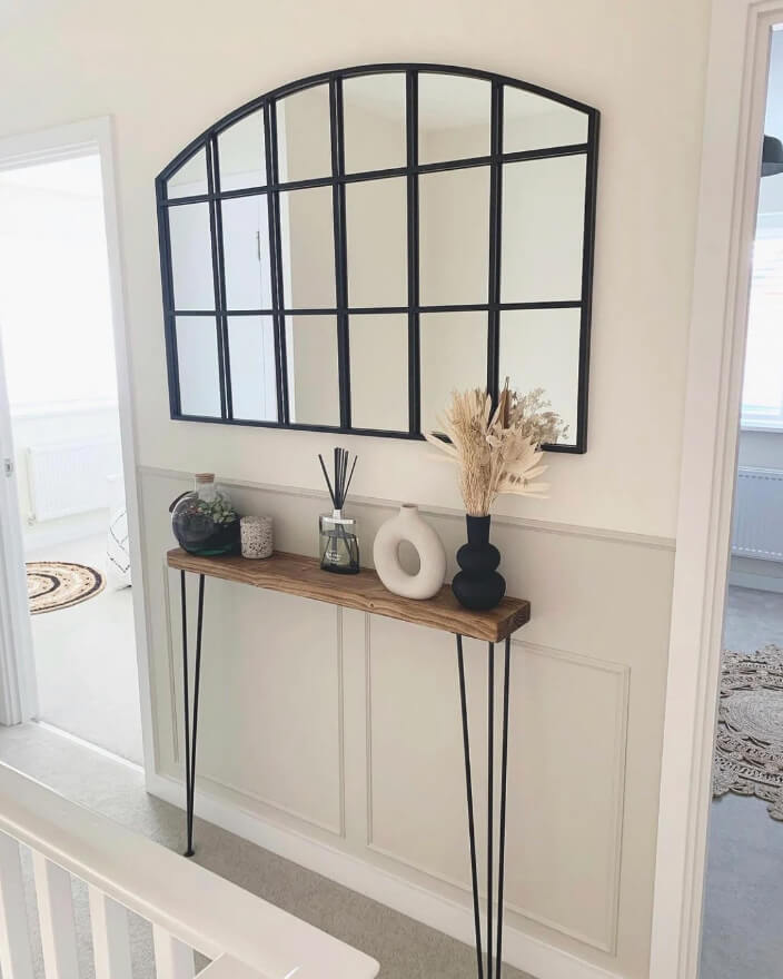 Console Table Perfect for Narrow Hallways