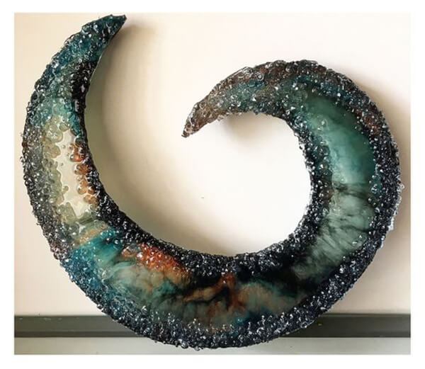 Unique Epoxy Resin Sculpture Design