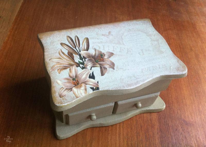 Elegant Jewelry Box Makeover Project