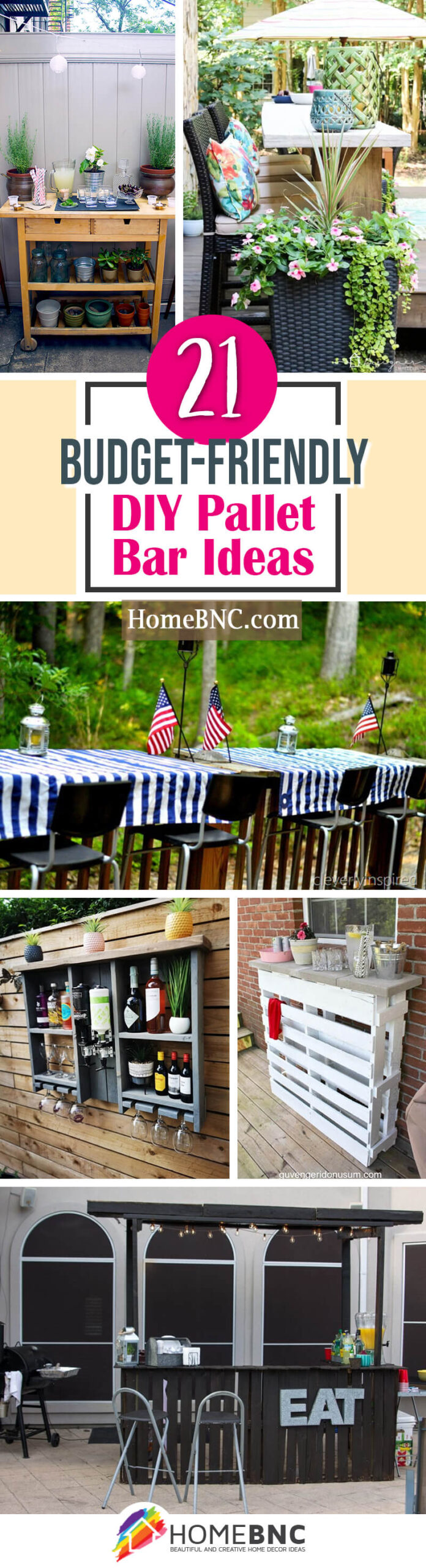 18 DIY Pallet Bar Ideas You Can Make at Home in 18