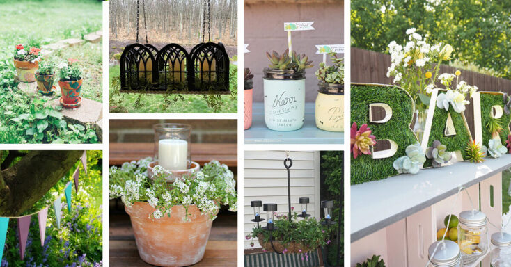 Featured image for 24 Stunning DIY Dollar Store Garden Decor Ideas to Personalize Your Yard