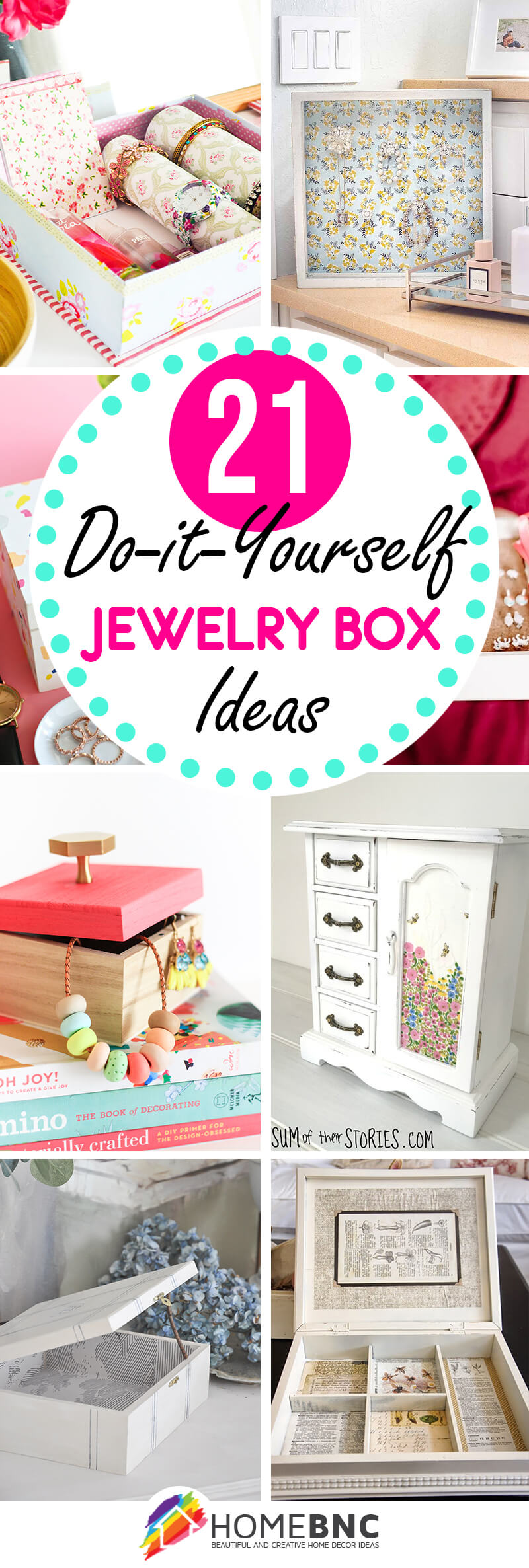 21 Pretty Diy Jewelry Box Ideas That