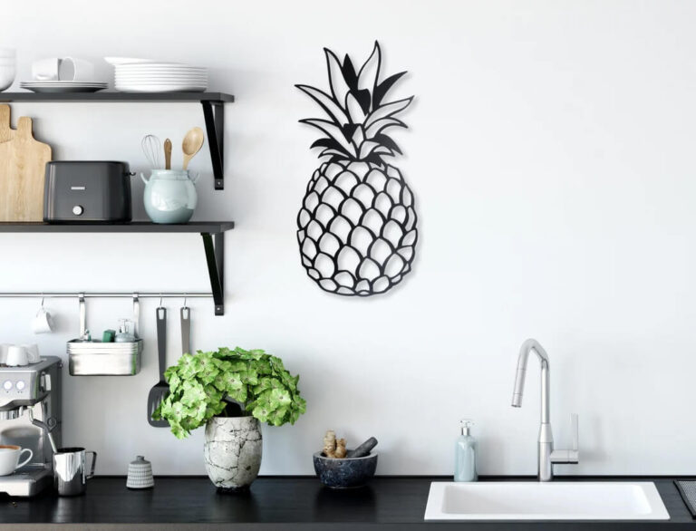 17 Best Pineapple Kitchen Decor Ideas Bring Color To Your Space In 2023   03 Pineapple Kitchen Decor Ideas To Buy Homebnc 768x586 