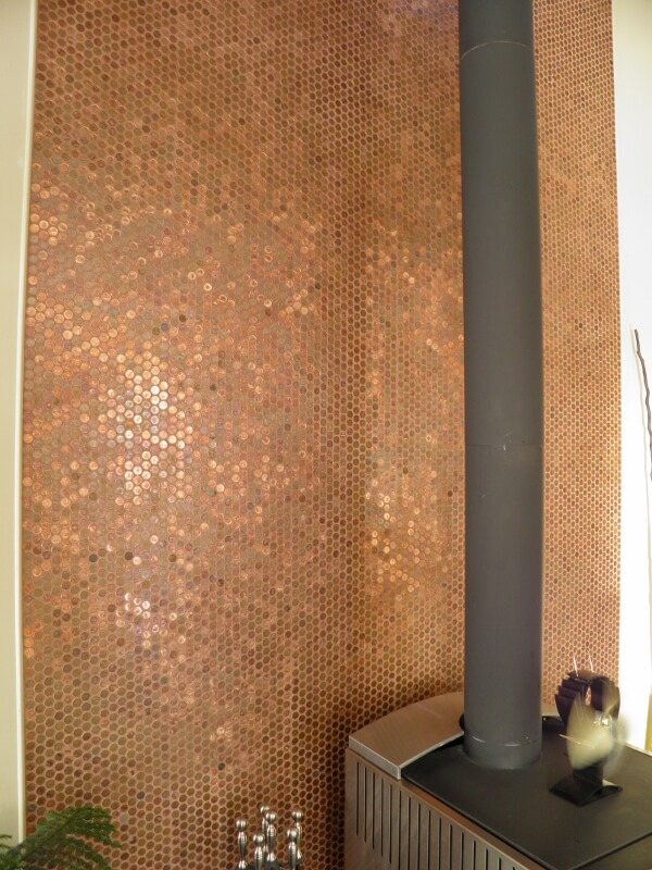 Tiling a Wall with Pennies