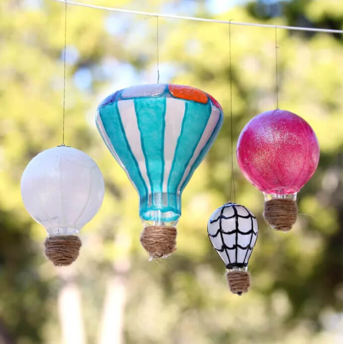 Creative Hot Air Balloon Bulbs