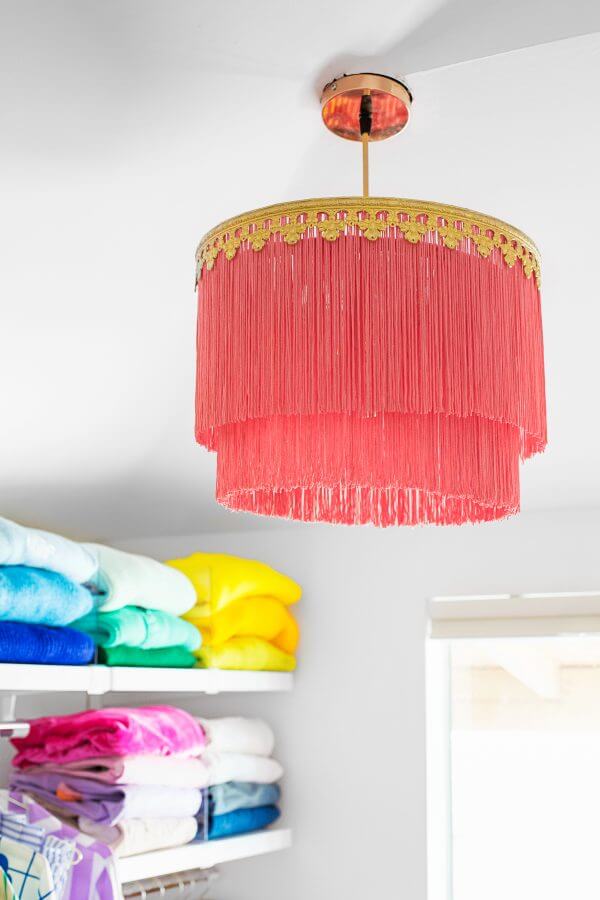 Two-Layer Fringe Vintage Chandelier Light