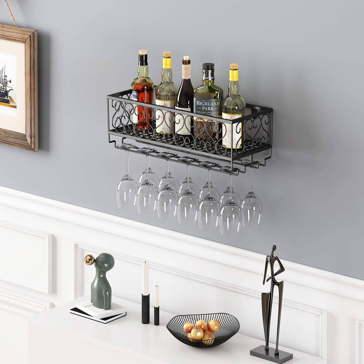 Sophisticated Wine Rack Ideal for Entertaining