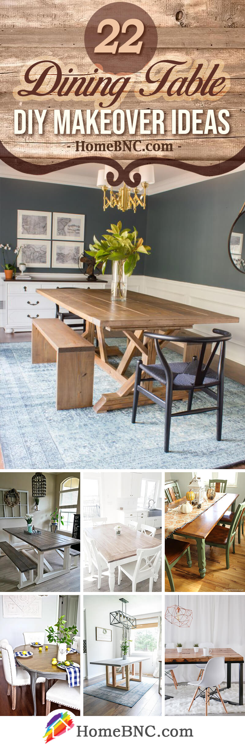 18 DIY Dining Table Makeover Ideas for 2018