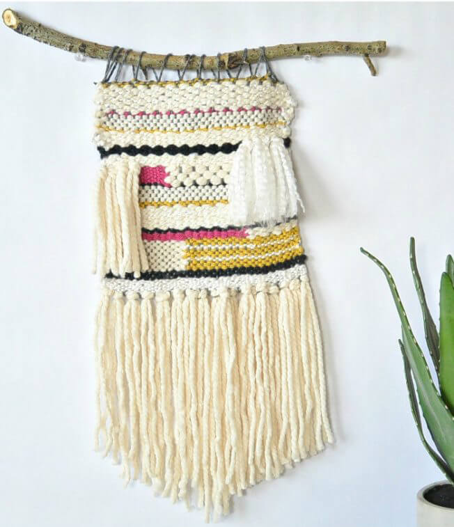 Beginners Weaving Pattern - Boho Urban Wall Hanging – Darn Good Yarn