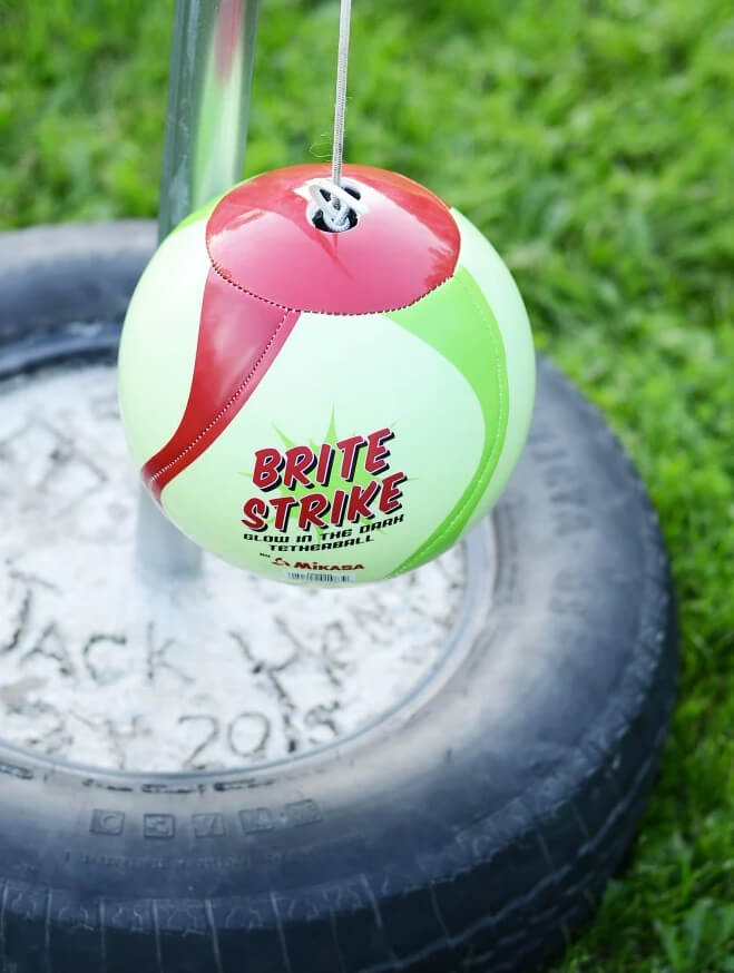 Easy Tire Backyard Tetherball Set