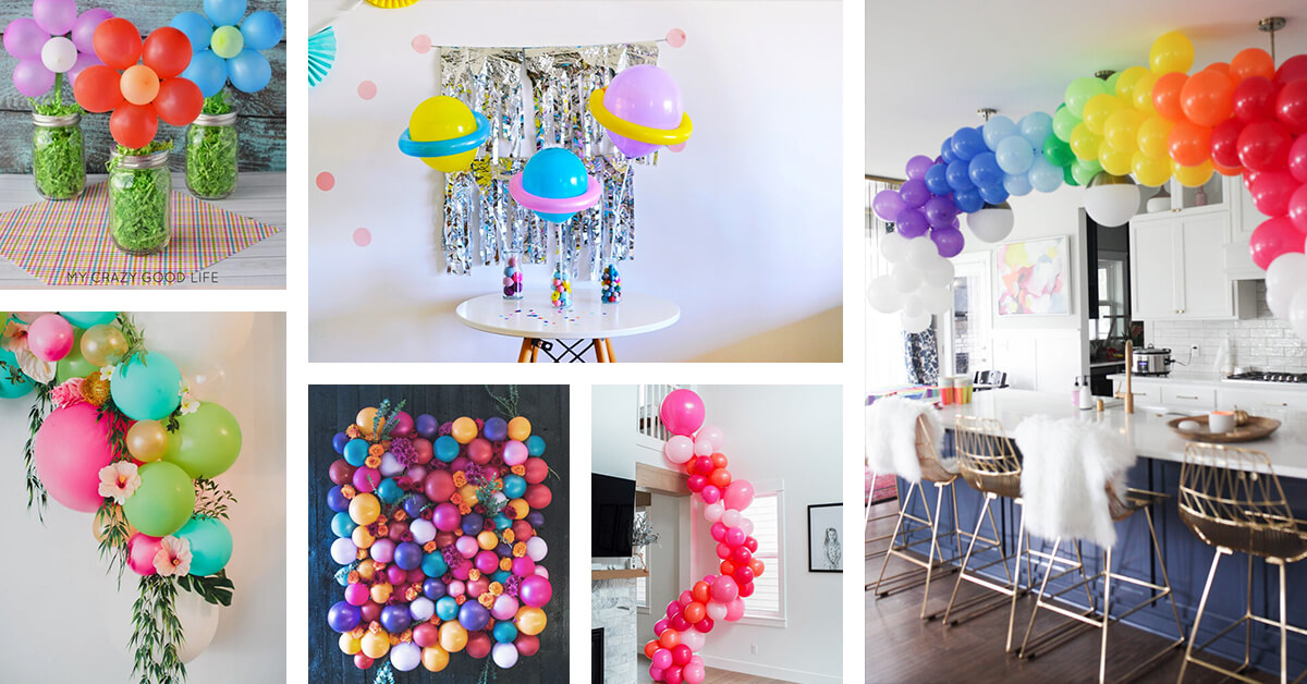 Simple Diy Balloon Decoration Ideas Balloon Decoration Diy Birthday 