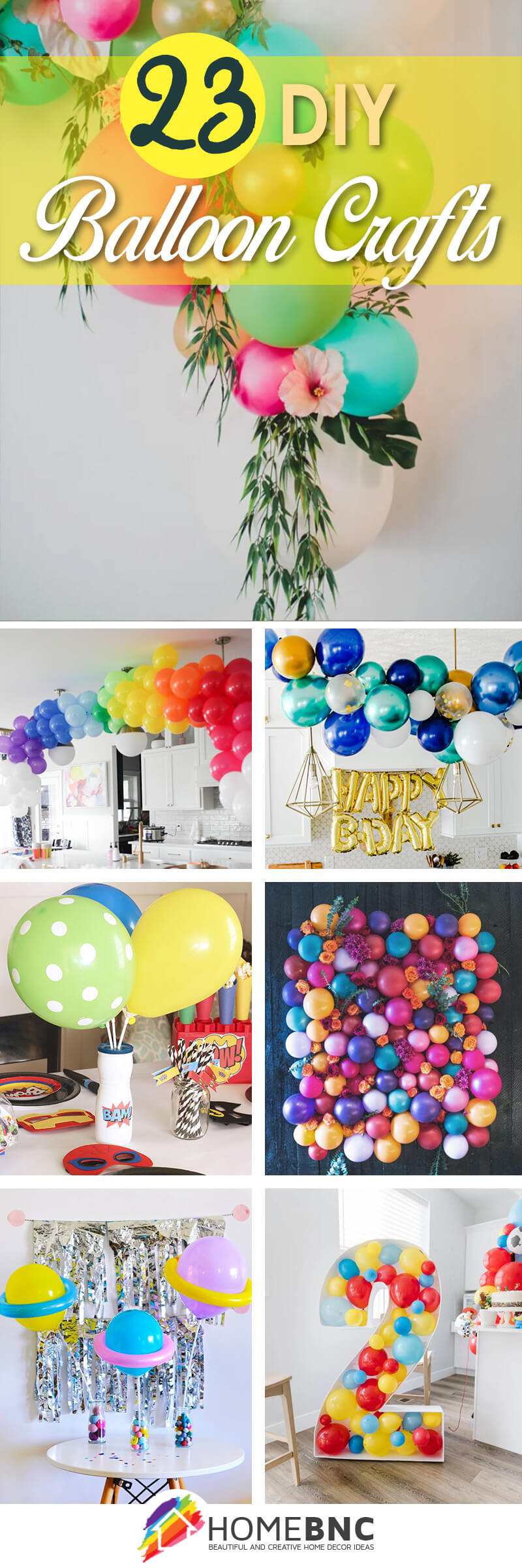 baai Lenen Professor 23 Best DIY Balloon Decorations for Exciting Parties in 2022