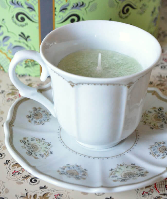 Mini Teacup Tealight Candleholder
