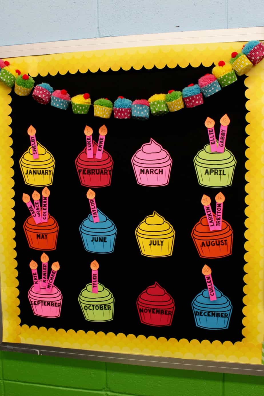 Mouth-watering Cupcake-inspired Birthday Calendars