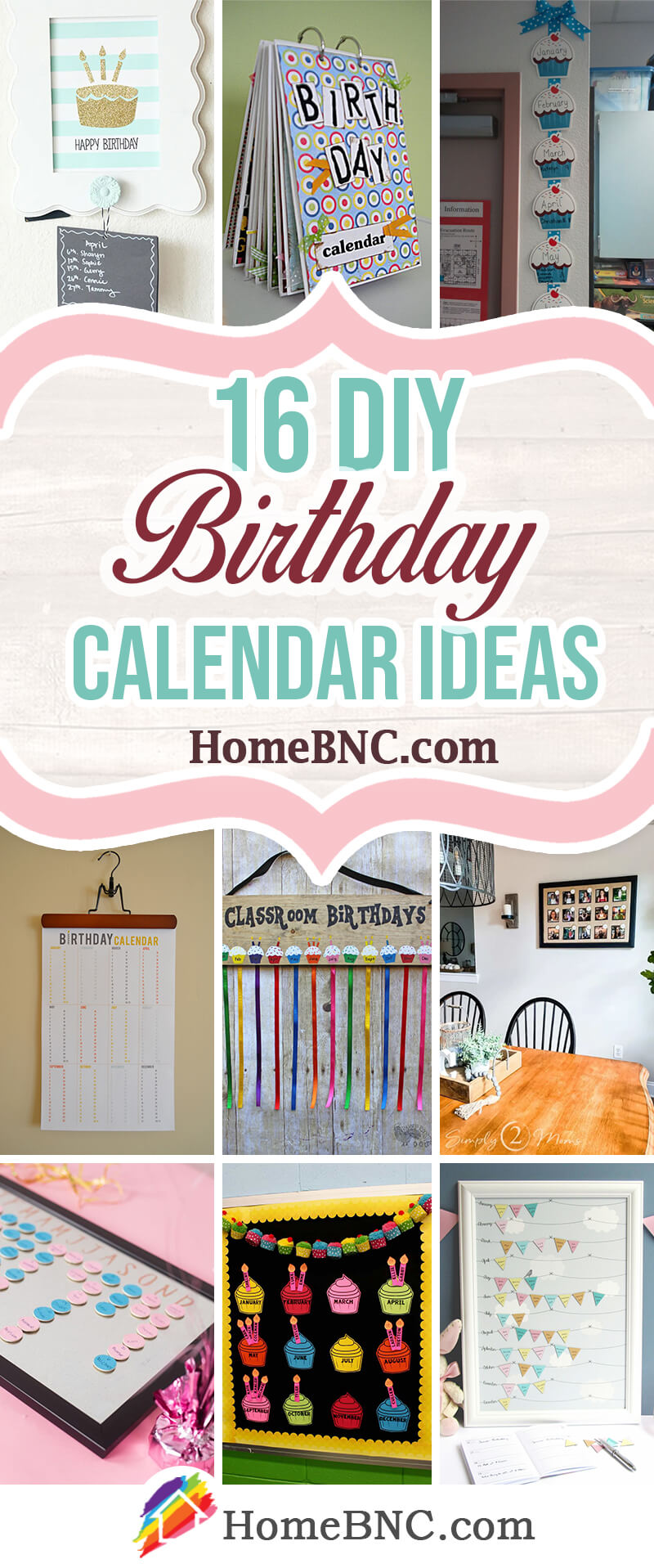 Best DIY Birthday Calendar Ideas