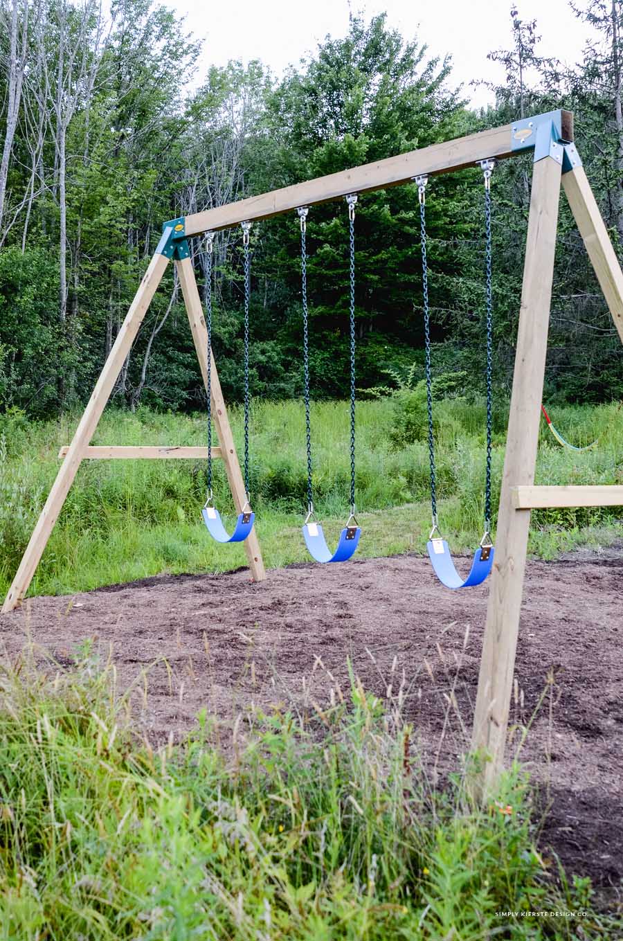 Classic Anywhere A-Frame Swing Set