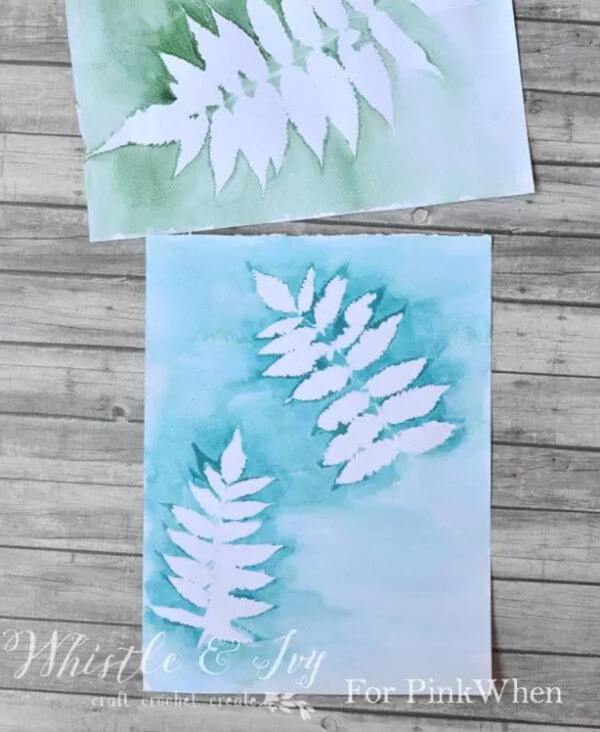 Creating Fantastic Watercolor Leaf Print