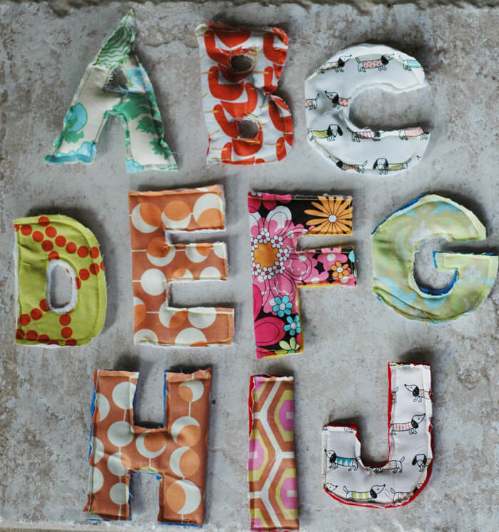 A Unique Cloth Alphabet