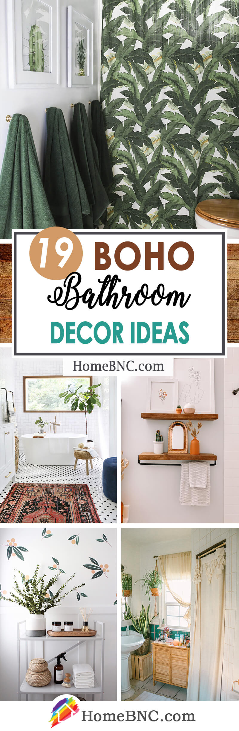 19 Best Boho Bathroom Decor Ideas To Elevate Your Space In 2023   Boho Bathroom Decor Ideas Designs Pinterest Share Homebnc V3 