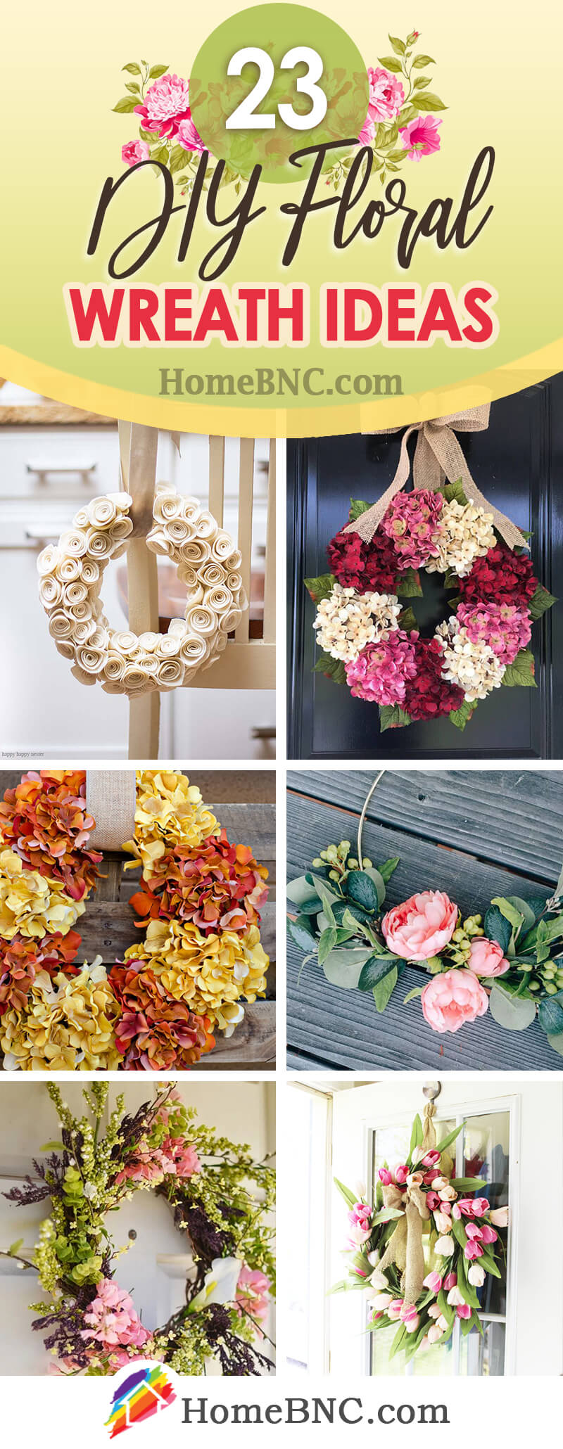 Best DIY Floral Wreath Ideas 