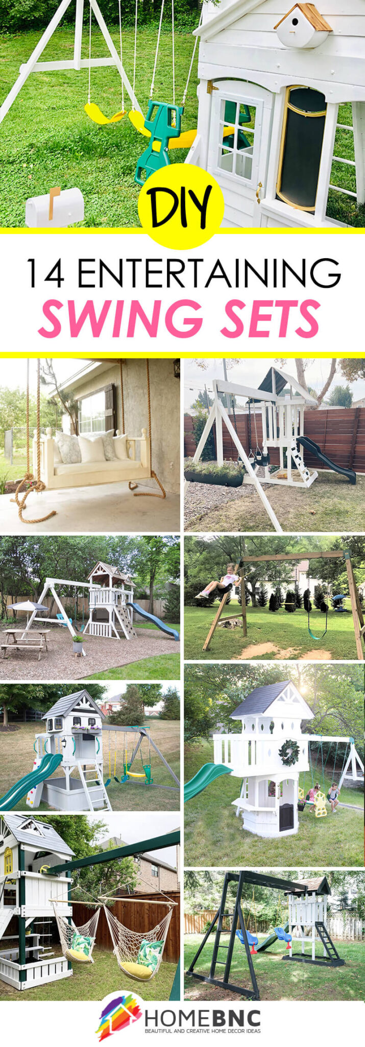 14 Best DIY Swing Set Plans the Family will Love in 2023