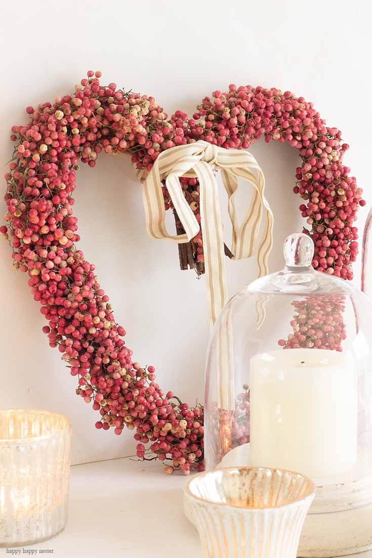 Striking Cherry Blossom Wreath with Ribbon