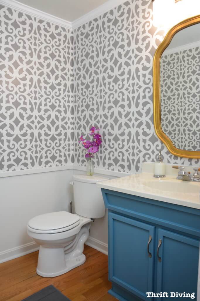 Instilling Elegance with a Classic Stencil Pattern