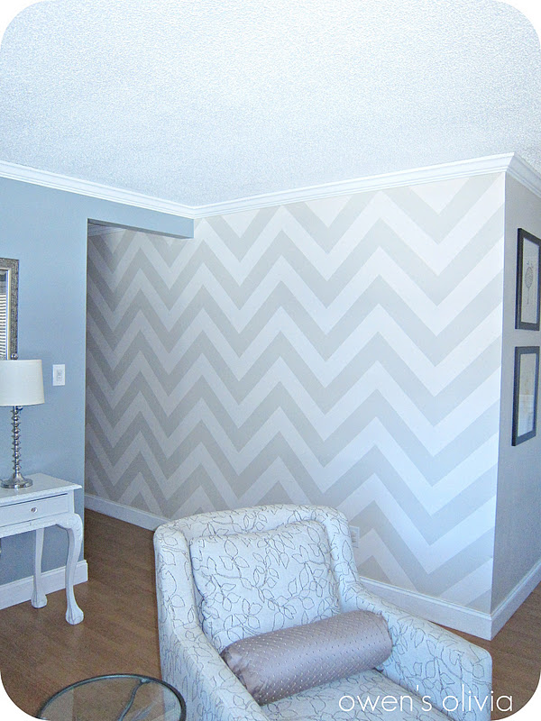 Subdued Neutrals in an Energizing Chevron Pattern