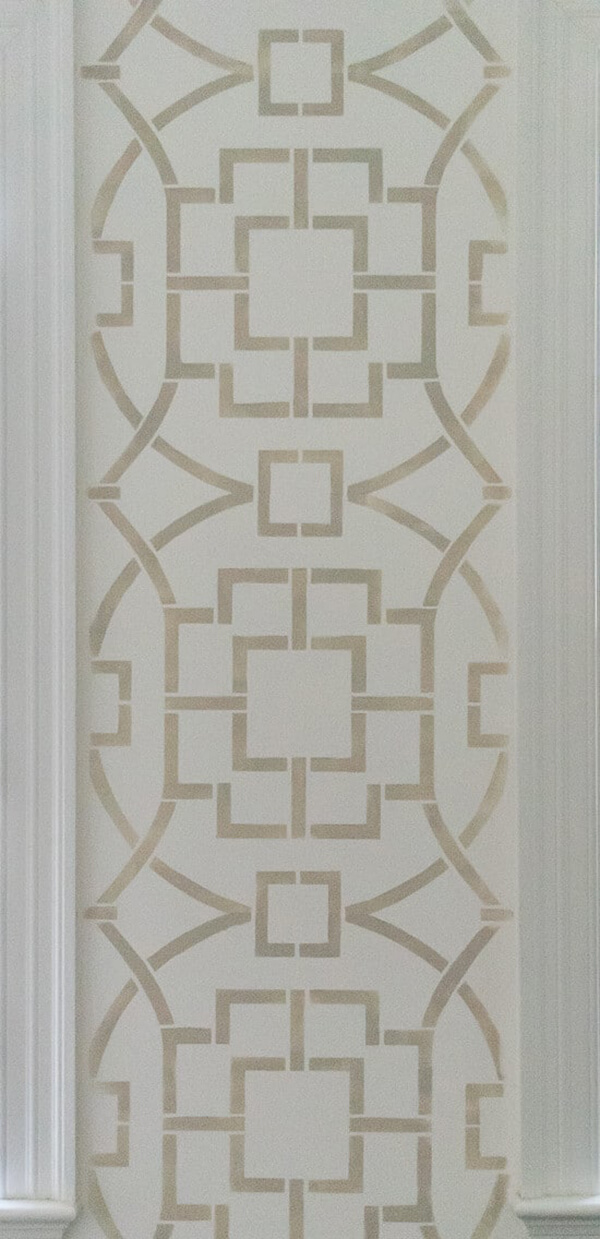 Geometric Stencil Design Perfect for Borders