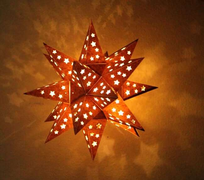 Multipoint Star Lanterns add Festive Flair