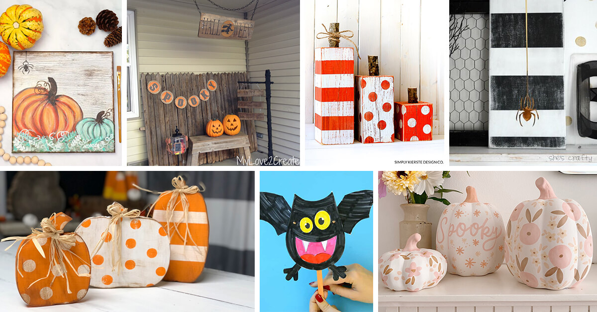 Featured image for “24 Cute Halloween Painting Ideas in Time for the Spooky Season”