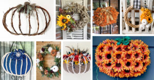 Best DIY Fall Pumpkin Wreaths