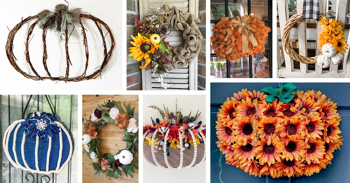 Featured image for “20 Festive DIY Pumpkin Wreath Ideas to Decorate Your Home this Fall”