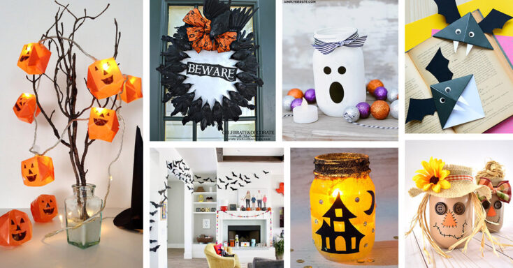 Featured image for 21 Easy DIY Halloween Craft Ideas that Will Add Frightful Flair to Any Home